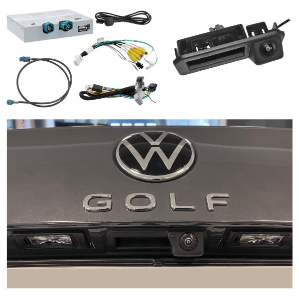 Retrofit kit rear view camera including connection interface for VW  Golf 8 Variant commissioning possible without coding)