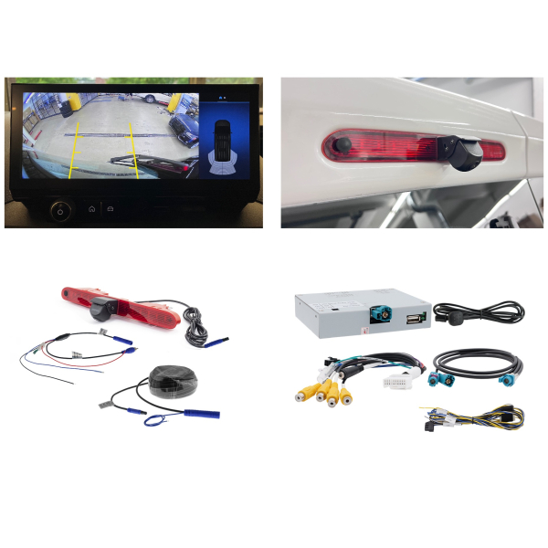 Nachrüstset Rückfahrkamera für Opel Combo E ab 11.2023 mit 10.25 Zoll ultrawide Touch Monitor