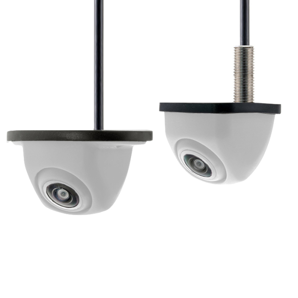 AMPIRE Multimount-Rückfahrkamera (AHD), 150°, 8m Kabel, weiß