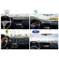 AMPIRE 1DIN Radio mit Apple CarPlay® und Android Auto, Dual DAB+ und AHD Kameraeingängen für ihren Young- und Oldtimer