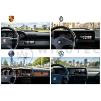 AMPIRE 1DIN Radio mit Apple CarPlay® und Android Auto, Dual DAB+ und AHD Kameraeingängen für ihren Young- und Oldtimer