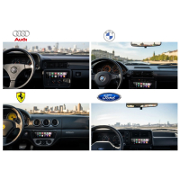 AMPIRE 1DIN Smartphone Radio with Apple CarPlay and Android Auto for your classic and classic cars