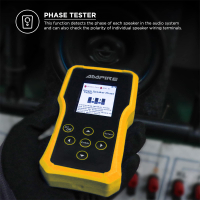 AMPIRE multimeter and speaker tester for the installation professional
