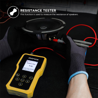 AMPIRE multimeter and speaker tester for the installation professional