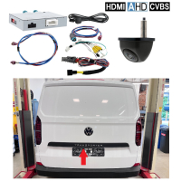 Retrofit kit rear view camera including connection...