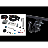 VW Tiguan CT detachable tow bar with foldable socket and...