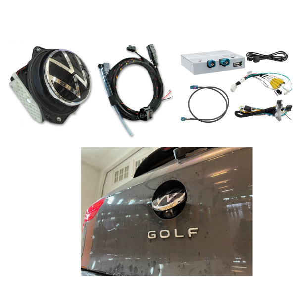 Retrofit kit rear view camera including connection interface for VW  Golf 8 commissioning possible without coding)