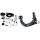 VW Golf 8 detachable tow bar with foldable socket and 13-pin electrical kit
