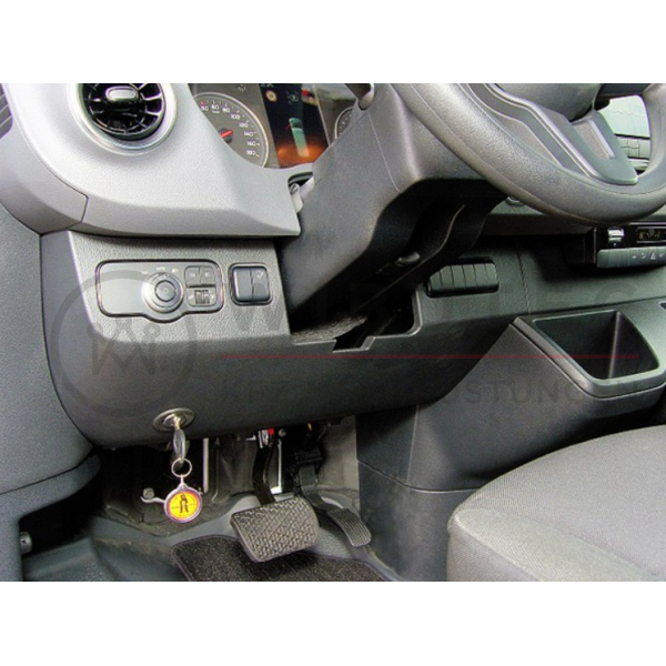 Retrofit Bear-Lock steering column lock for Mercedes Sprinter W907 W910 automatic from 2018 onwards