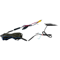 Nachrüstsatz Zubehör Rückfahrkamera inkl. Anschlussinterface für VW Tiguan AD1 und BW2 (auch für Fahrzeuge mit Standard Radio I8E)