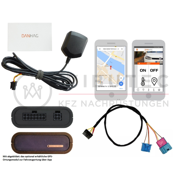 GSM Fernbedienung für Citroen Berlingo ab 2018 mit Standheizung über Fernbedienung ab Werk (Plug & Play Erweiterungsset)