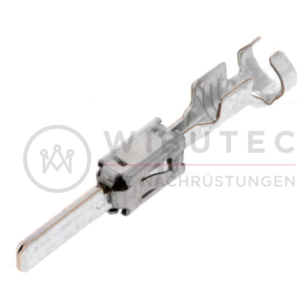 TE Connectivity JPT, MCP mannelijk contact, 2,8x0,8 mm, CuSn, vertind, 30A, voor kabels van 1,5...2,5 mm²