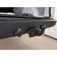 Kabelboom met 13-polige stekker voor trekhaak voor VW T7 Transporter type TV, Ford Tourneo en Transit Custom, inclusief voorbereiding voor trekhaak.