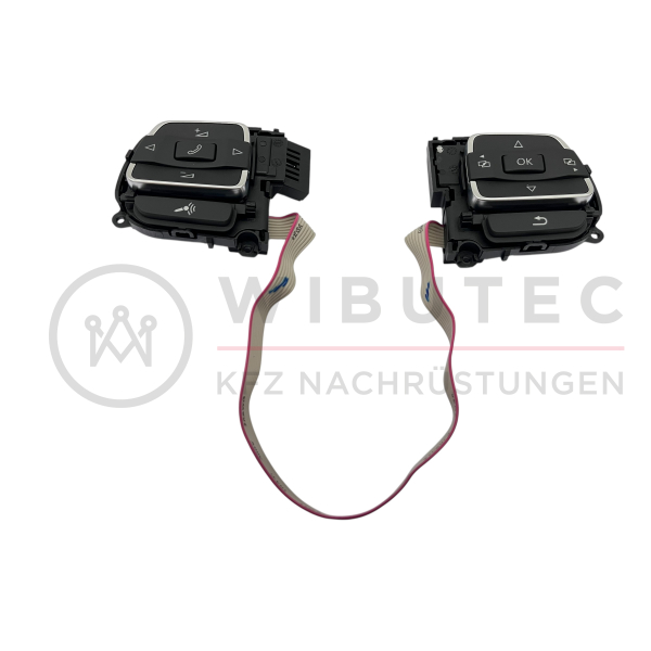 Originele VW stuurwielknoppen 5C0959442C 041 voor lederen multifunctioneel stuurwiel in VW Beetle 5C
