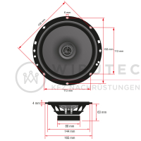 AMPIRE coaxial loudspeakers with 16mm silk dome tweeter,...