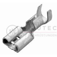 Platte connectoren van 6,3 mm, niet geïsoleerd,...