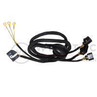 Audi A6 4A C8 Anschlusspaket für schwenkbare Anhängerkupplung, bestehend aus Kabelsatz, Steuergerät, Taster und Schrauben