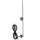 RETROANTENNA antenne voor de 49-77 VW Kever, 71-79 VW Super Beetle, 50-79 VW Bus