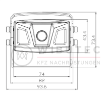 VW T6 Pritsche Nachrüstsatz Rückfahrkamera, Apple CarPlay®, Android Auto und Dashcam in einem Set