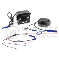 VW T6 flatbed retrofit kit achteruitrijcamera, Apple CarPlay®, Android Auto en dashcam in één setuto en dashcam in één set