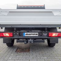 VW T6 flatbed retrofit kit achteruitrijcamera, Apple CarPlay®, Android Auto en dashcam in één setuto en dashcam in één set