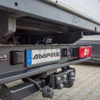 VW T6 flatbed retrofit kit achteruitrijcamera, Apple CarPlay®, Android Auto en dashcam in één setuto en dashcam in één set