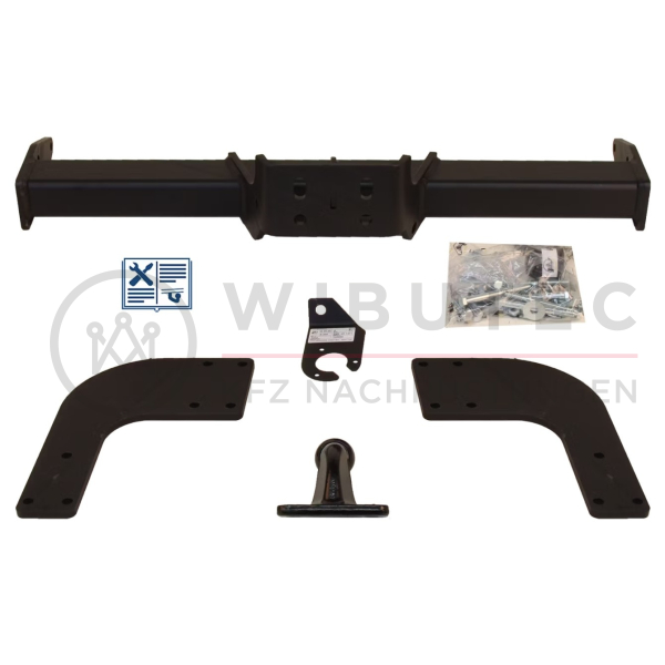 Retrofitkit met vaste GDW-trekhaak voor VW Crafter SY zonder doorlopende opstap