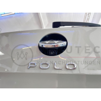 VW Polo AE1 Nachrüstsatz Original Volkswagen Emblem Rückfahrkamera, auch für Fahrzeuge mit SFD2 (z.B. PR-Nr. NI1, NI7, NI8, NI9)