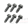 Screw set for attaching a towbar to the Volkswagen T5, T5 Facelift, T6 and T6.1