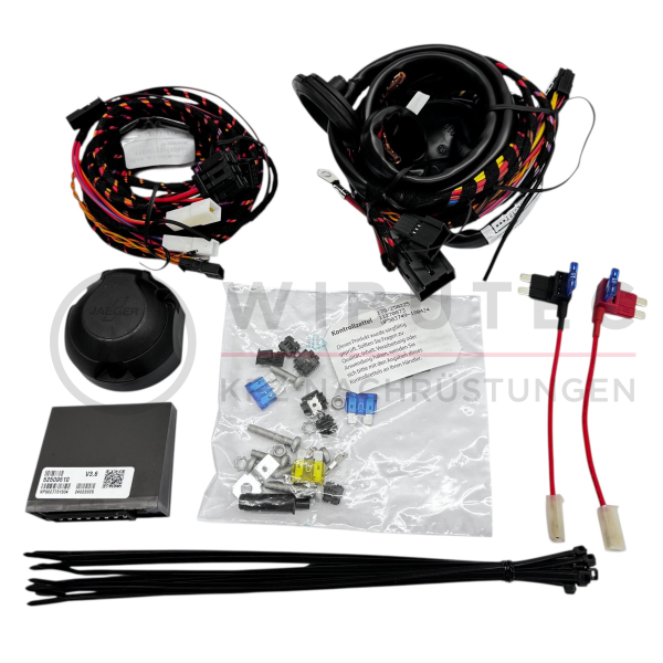 Anhängerkupplung Elektrosatz 13-polig, auch für Fahrzeuge mit SFD2, Jaeger 21500602