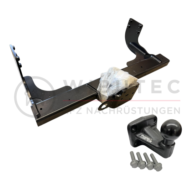 Originele VW trekhaak met kogelkop voor VW Crafter SZ en MAN TGE open laadbakwagen