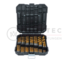 BGS TECHNIC HSS-Spiralbohrer-Satz | 1,5 - 10 mm | 92-tlg.