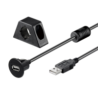 AMPIRE USB built-in socket with 500cm cable