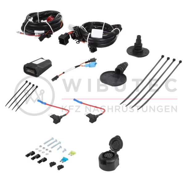 Elektrosatz Anhängerkupplung 13 polig für VW T6.1 ohne Anhängervorbereitung (TowTec)