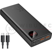 BASEUS Powerbank 20000mAh, 65 Watt, 2x USB-A, USB-C