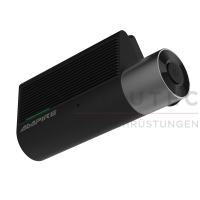 AMPIRE 2-channel dashcam, 2K front, 1080p rear, 4G LTE, WLAN, GPS, incl. 64GB