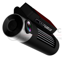 AMPIRE 2-channel dashcam, 2K front, 1080p rear, 4G LTE, WLAN, GPS, incl. 64GB