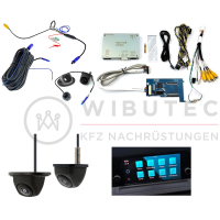 Retrofit kit rear view camera including connection...