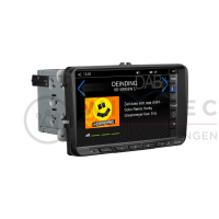 Zenec Z-E2065 2-DIN 9-inch car radio with CarPlay and Android Auto for many VW, Seat, and Skoda models