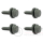 Screw set for attaching a trailer hitch in the Audi A3 8V