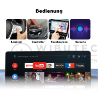 AMPIRE video streamer for factory smartphone integration—YouTube, Netflix, Prime, and Disney Plus in the car