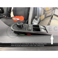 Kabelset voor het achteraf inbouwen van de interieurknop voor de centrale vergrendeling in de Volkswagen T5 Facelift