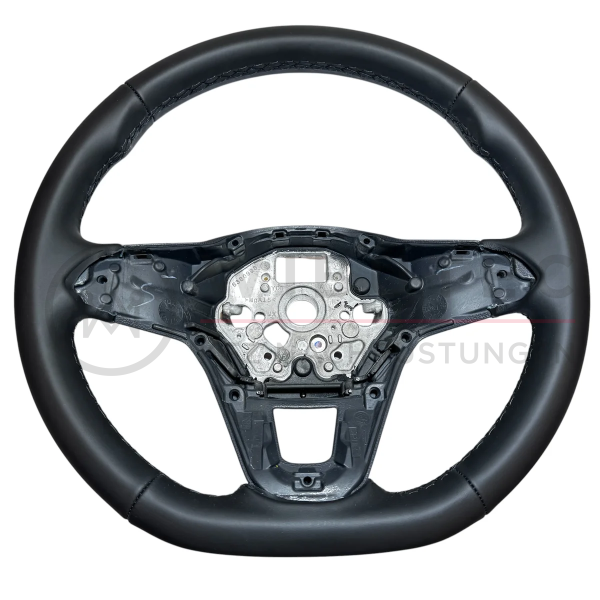Original Volkswagen Leather Steering Wheel for VW Passat from 07.2020 – for Vehicles with Plastic, Rubber or Synthetic Leather Steering Wheel