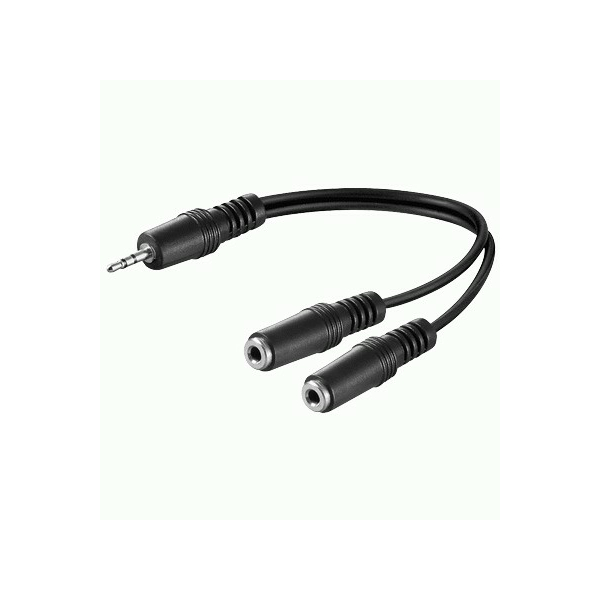 Y-cable for control line with 3.5mm jack plug