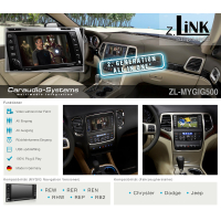 Multimedia-interface voor CHRYSLER/DODGE/JEEP met TV-vrij, RFK