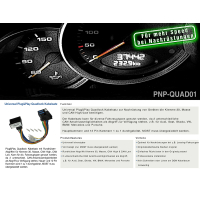 Universele Plug&Play Quadlock-kabelset