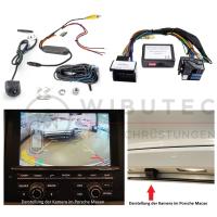 Retrofit kit rear view camera for Porsche Carrera 991 with PCM 3.1 (complete set)