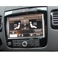 Upgrade kit from auxiliary heater to parking heater for VW Touareg 7P - Version VW remote control (only 4-zone air conditioning)