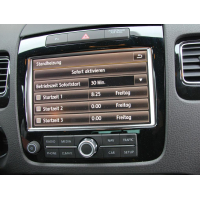 Upgrade kit from auxiliary heater to parking heater for VW Touareg 7P - Version VW remote control (only 4-zone air conditioning)