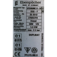 Kit de actualización de calefacción auxiliar a calefacción auxiliar para VW Touareg 7P - versión control remoto VW (solo aire acondicionado de 4 zonas)